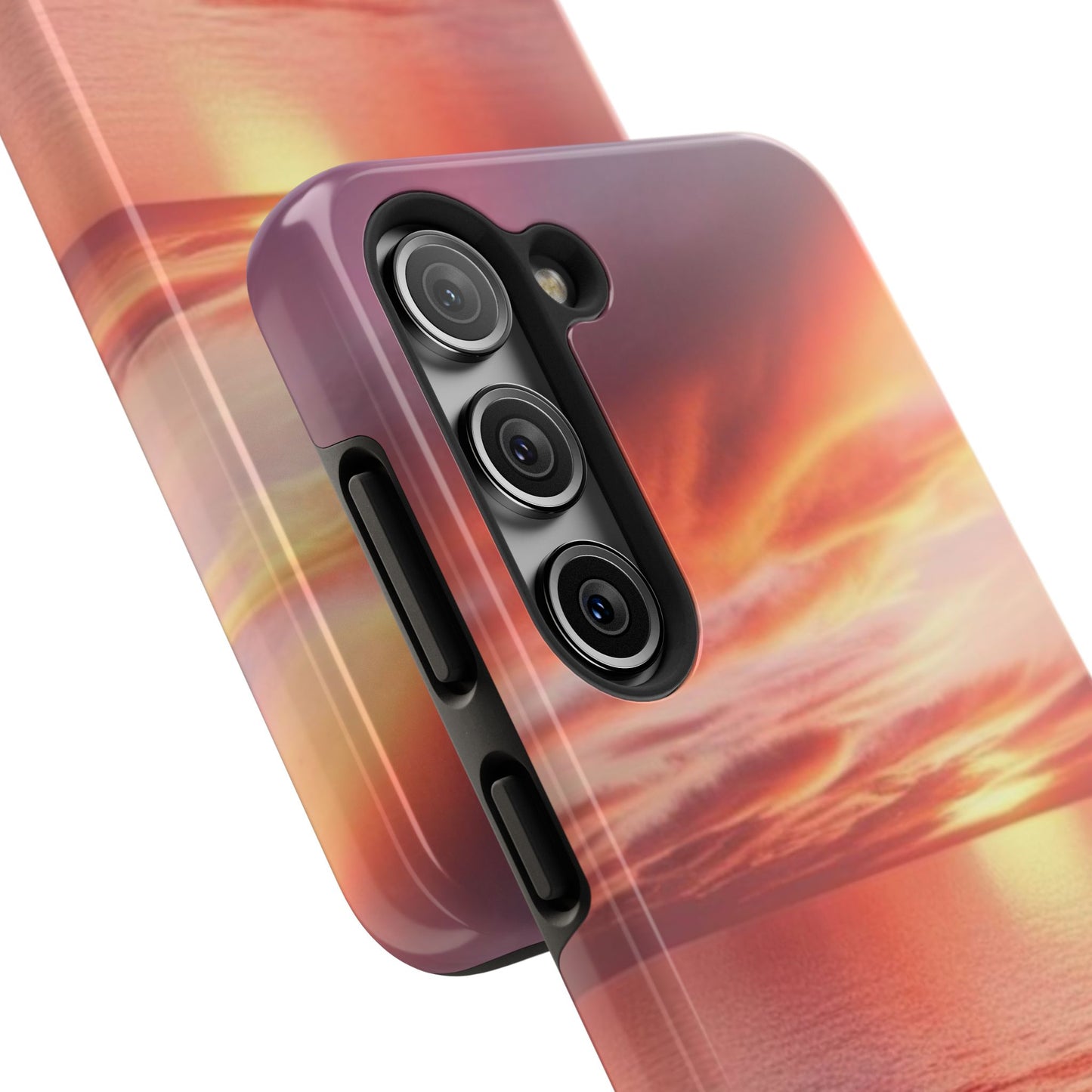 Sunset Serenity Tough Phone Cases - Durable Protection for Nature Lovers