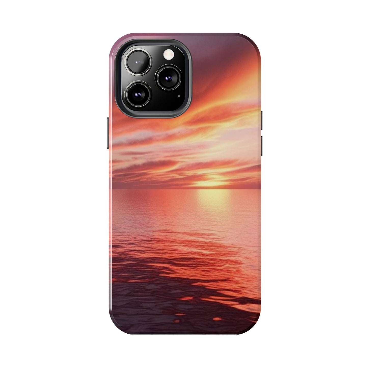 Sunset Serenity Tough Phone Cases - Durable Protection for Nature Lovers