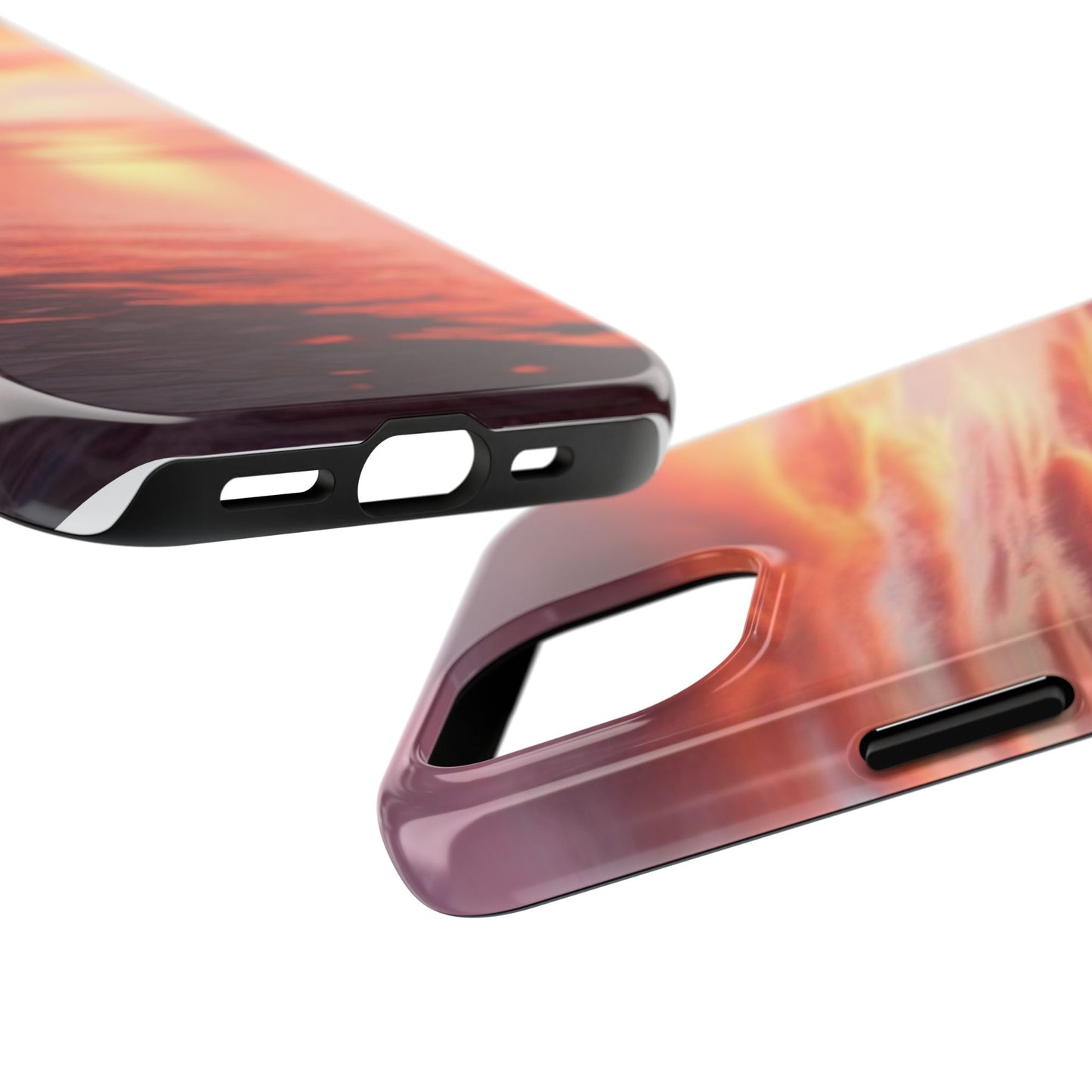 Sunset Serenity Tough Phone Cases - Durable Protection for Nature Lovers