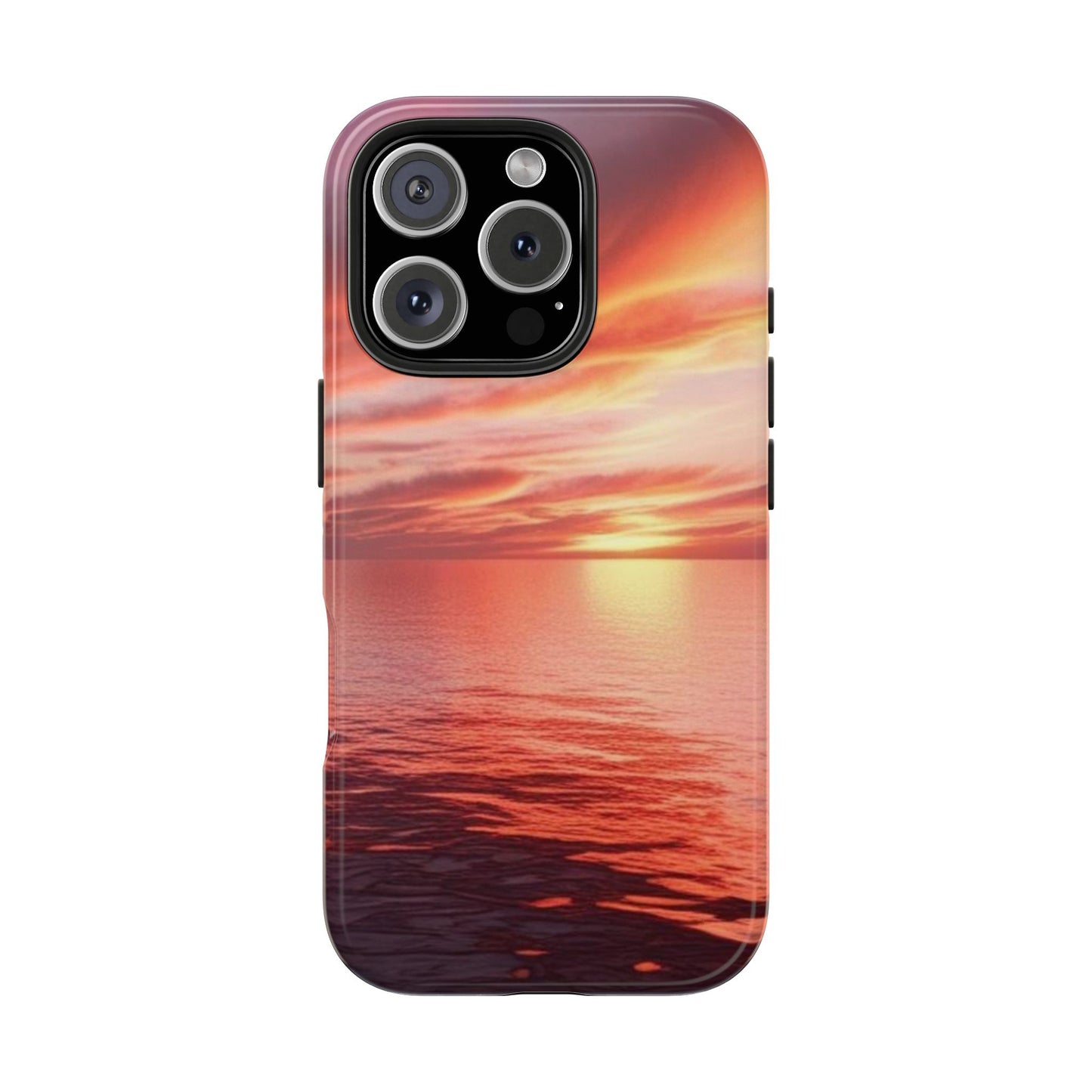 Sunset Serenity Tough Phone Cases - Durable Protection for Nature Lovers