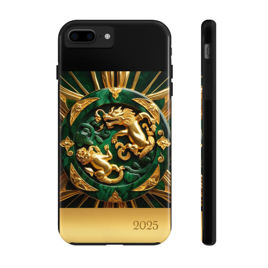 Luxurious Zodiac Phone Case, Tough Phone Cover, 2025 Design, Fierce Animal Motif, Unique Gift for Astrology Lovers