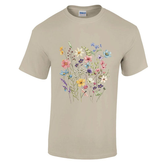 Heavyweight Unisex Crewneck T-shirt | Gildan® 5000,Floral shirt,Botanic Shirt,Gift  Shirt