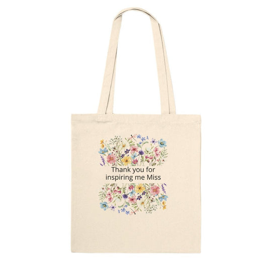 Premium Tote Bag,teacher bag, cute text,gift for mum, dad,school bag