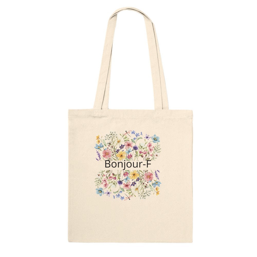 Premium Tote Bag,French speakingFrench book bag, Gift for nurses, teachers