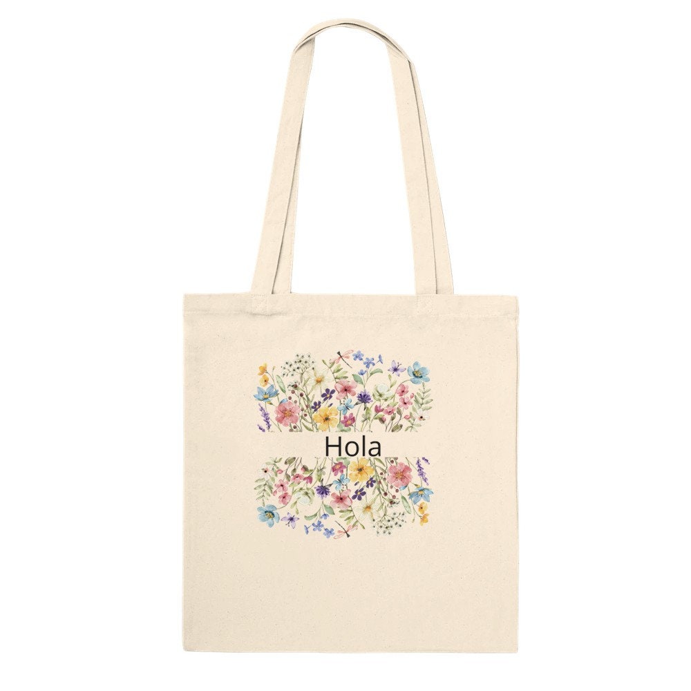 Premium Tote Bag,cute phrase, gift bags,Book bag-spanish
