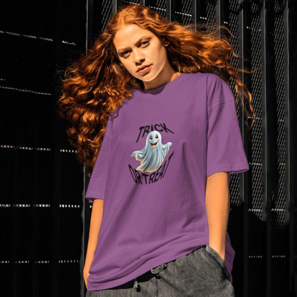 Unisex Soft style T-Shirt,Halloween Tee,Trick or Treat T-shirt,Halloween Gift Shirt,ScaryTee,HalloweenOutfit,GhostVibes