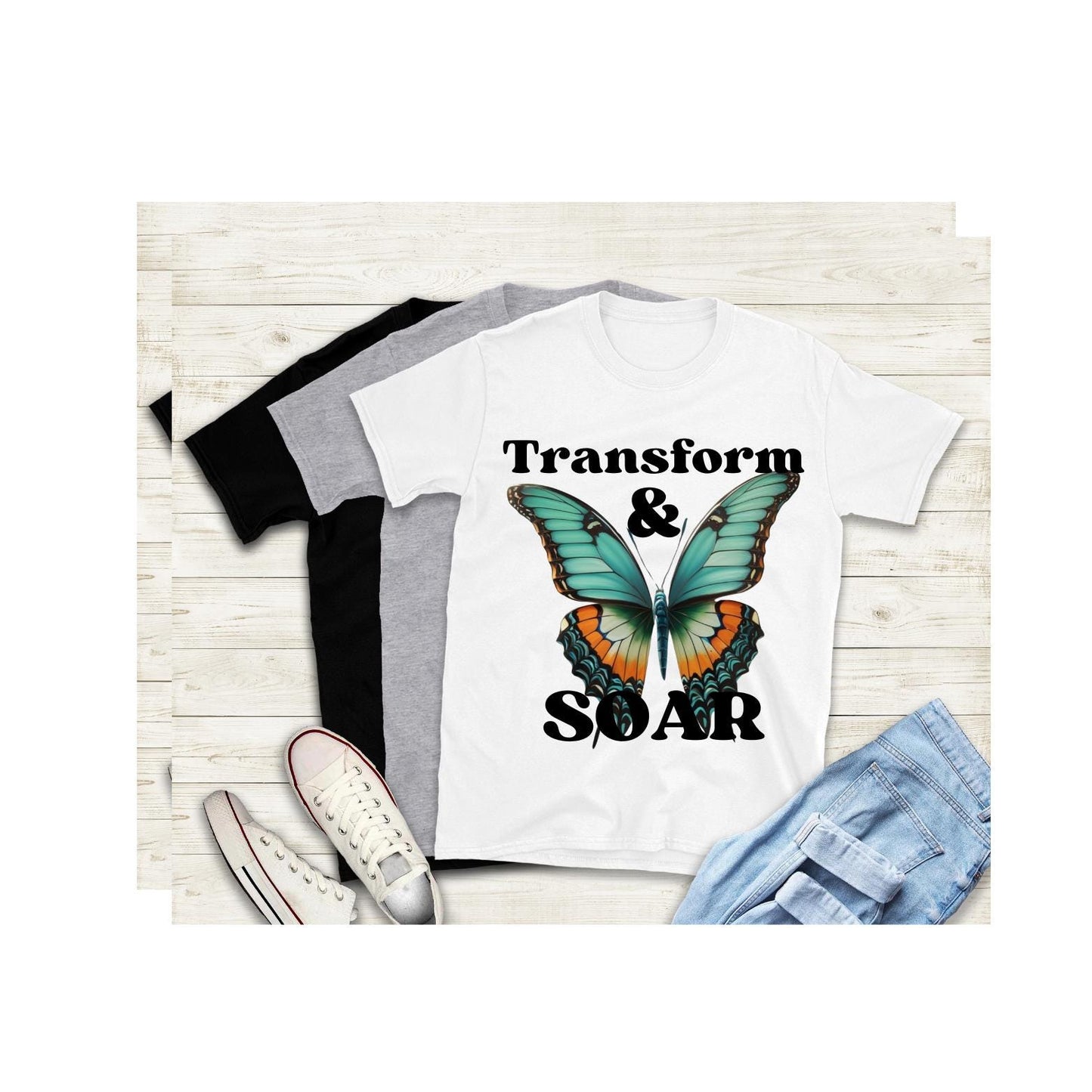 Unisex Butterfly Shirts,Gift T-shirt,Mum Tee, girls shirts